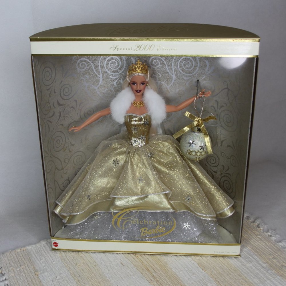 VTG MATTEL BARBIE CELEBRATION 2000 SPECIAL EDITION DOLL HOLIDAY NIB NRFB #28269
